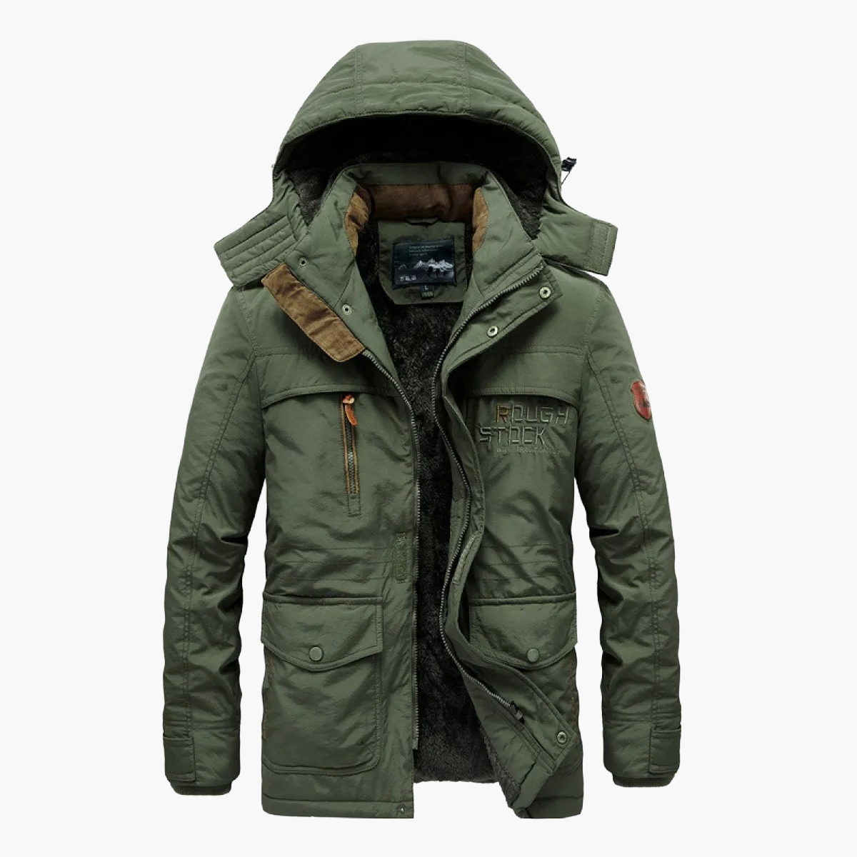 Men's Winter Outdoor Parka Jacket with Hood – Robust Casual Style for Cold Days