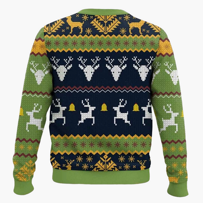 Herren Ugly Christmas Sweater Gamer-Pullover mit Kaffeetassen-Motiv – Lustiger Winterpullover für Fans