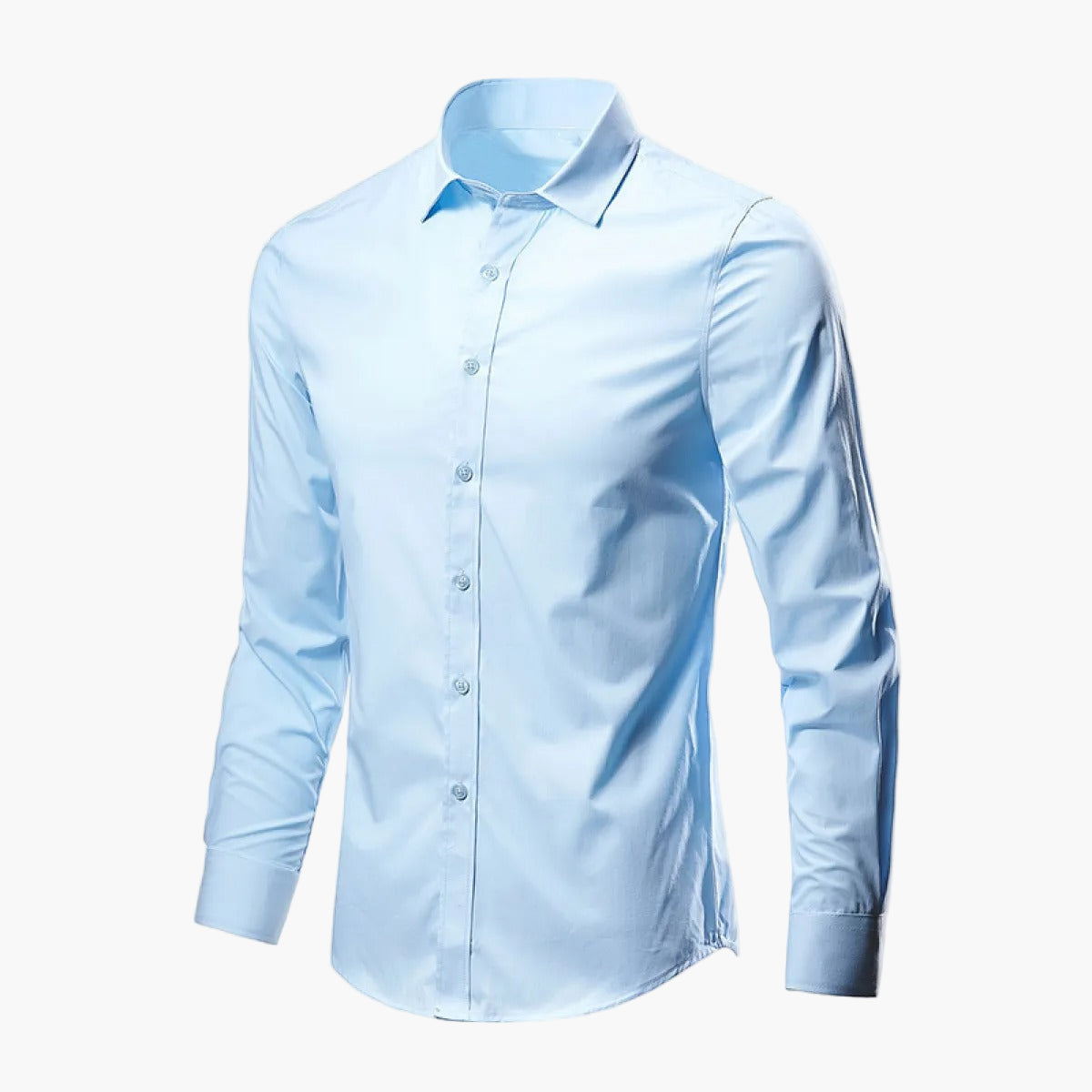 Men's Business Shirt – Elegant Long-Sleeve Shirt for Office & Leisure