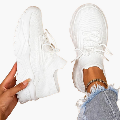 Damen Chunky Sneaker mit Memory-Schaum – Sportlicher Freizeitschuh mit Komfortsohle