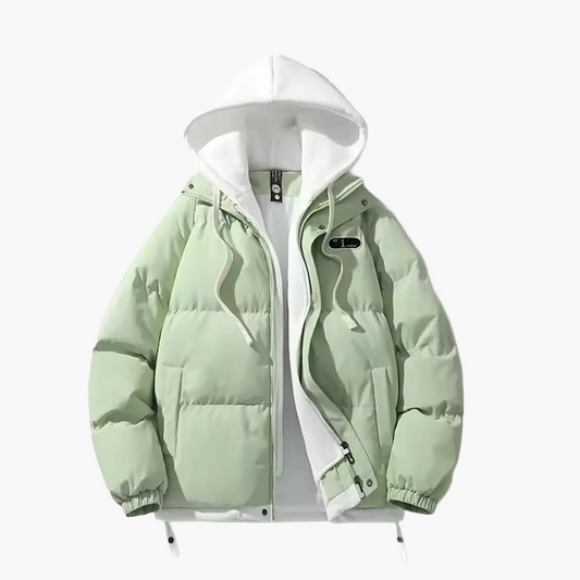 Herren Winter Steppjacke mit Kapuze – Modische Outdoorjacke für Alltag und Freizeit