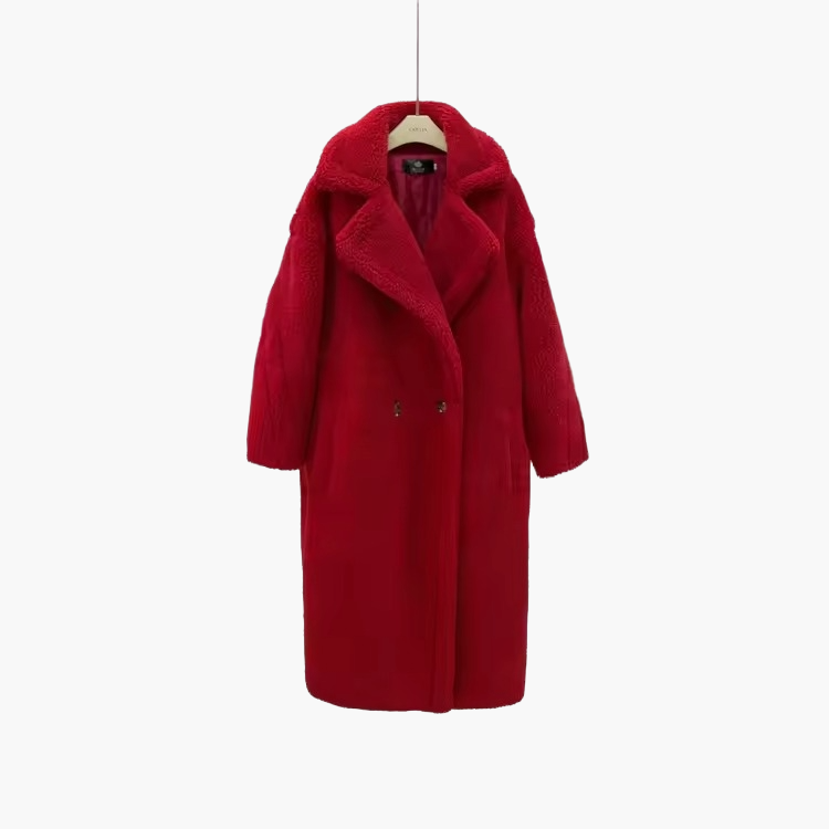 Damen Langer Oversize Mantel – Modischer Wintermantel für Alltag & Freizeit