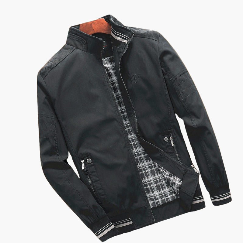 Men's bomber jacket slim fit transitional jacket modern streetwear spring summer