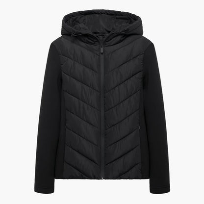 Women's quilted jacket with hood – fashionable casual look for autumn and winter