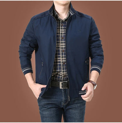 Men's bomber jacket slim fit transitional jacket modern streetwear spring summer