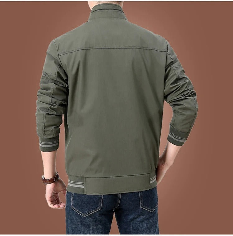 Men's bomber jacket slim fit transitional jacket modern streetwear spring summer