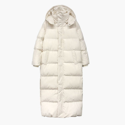 Women's Winter Quilted Coat Long – Fashionable Casual Parka for Cold Days