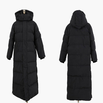 Women's Winter Quilted Coat Long – Fashionable Casual Parka for Cold Days