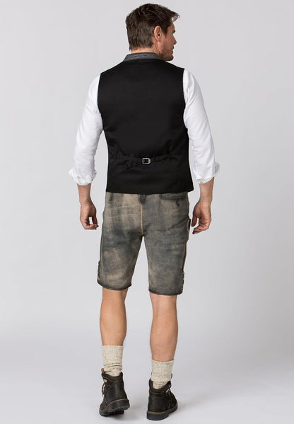 Men's Traditional Vest – Traditional Bavarian Gilet for Festivals & Oktoberfest