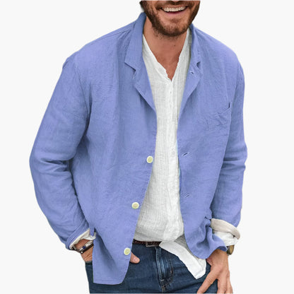 Men's Casual Blazer – Modern Leisure Jacket for Style-Conscious Outfits
