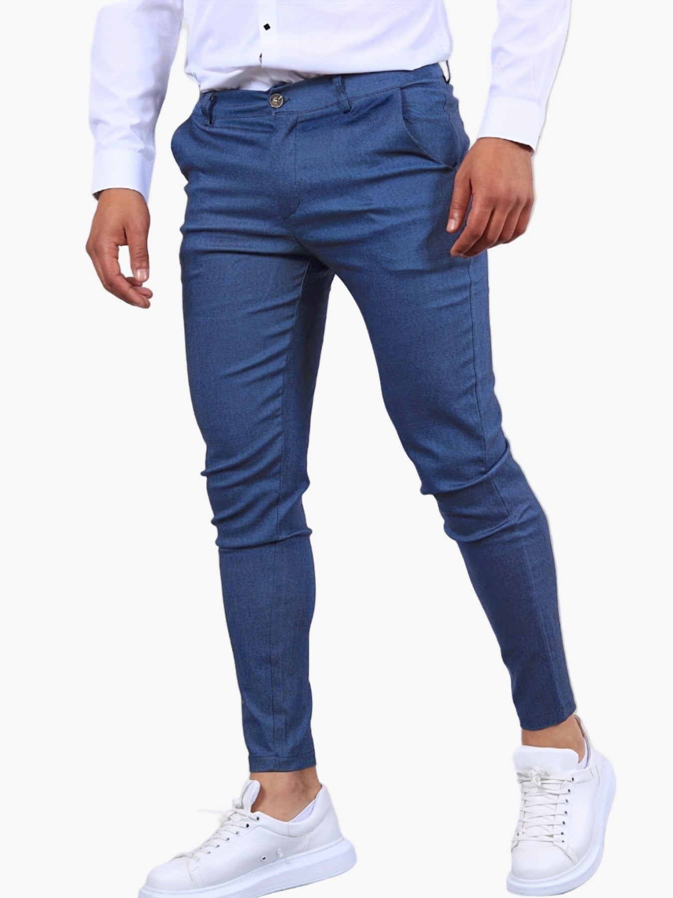 Men's Skinny-Fit Chino Pants – Fashionable and Versatile for Everyday and Office