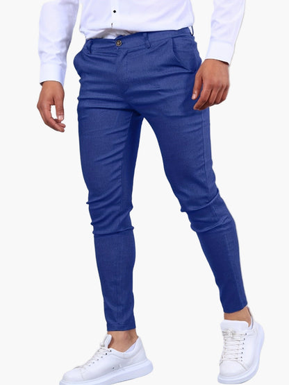 Men's Skinny-Fit Chino Pants – Fashionable and Versatile for Everyday and Office