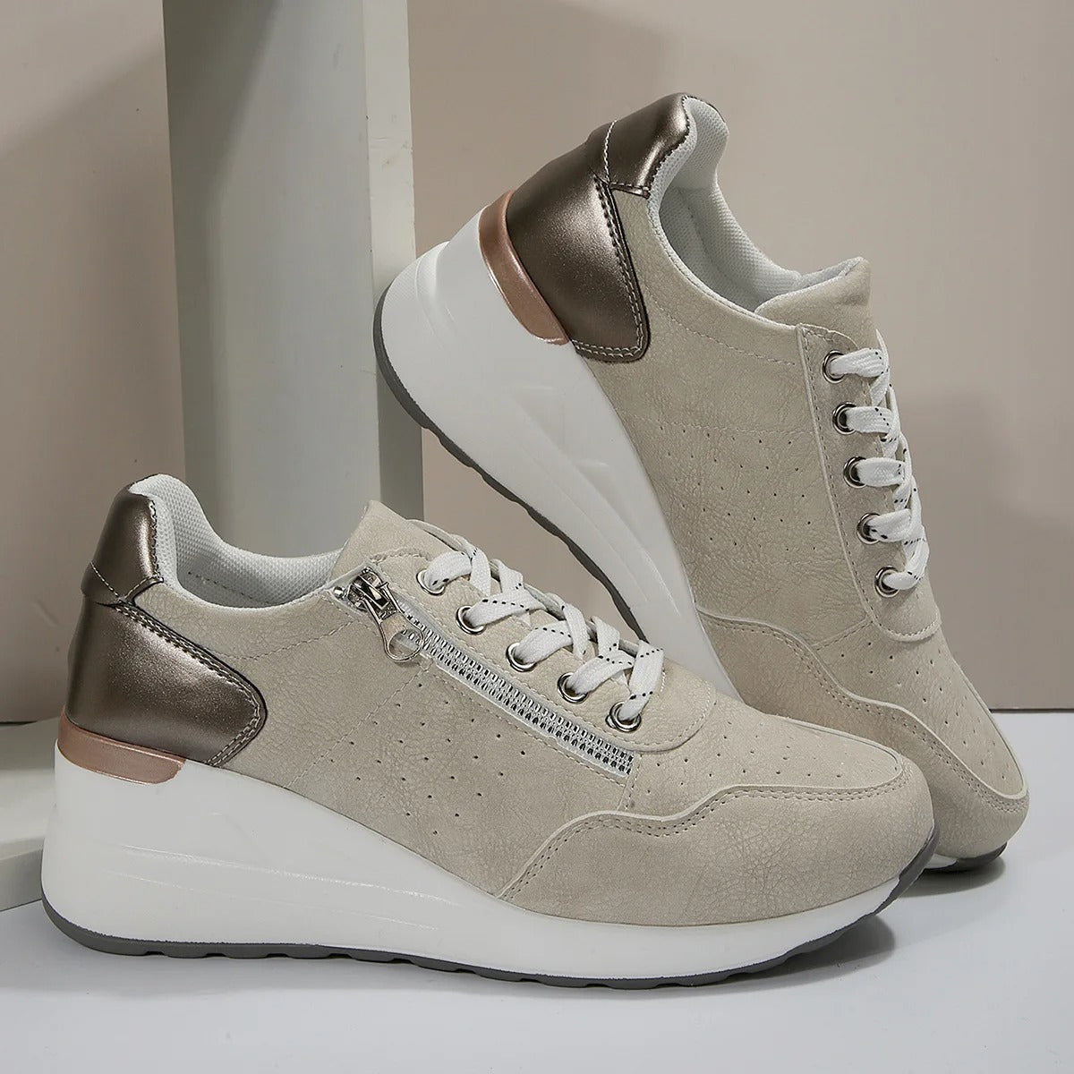 Damen Orthopädische Sneaker für Alltag und Spaziergänge – Bequeme Freizeitschuhe mit sportlichem Look