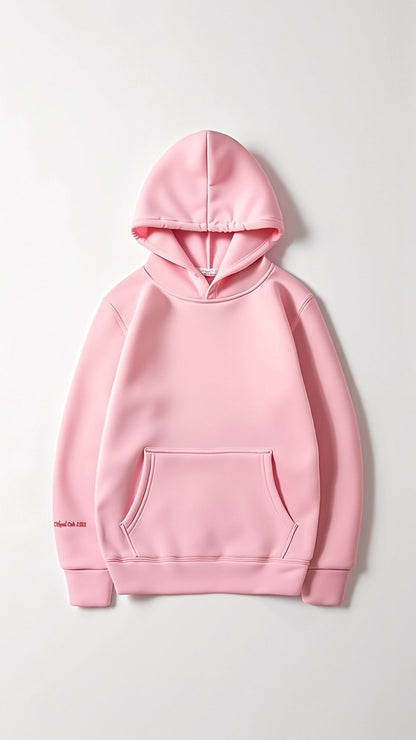 Women's Casual Oversize Hoodie with Tropical Embroidery – Modern Hooded Sweatshirt for Everyday and Vacation