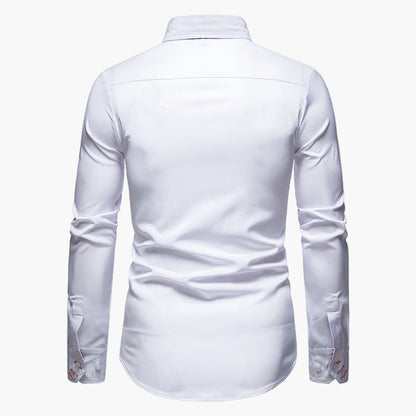 Men's Modern Long-Sleeve Shirt – Stylish Shirt for Business and Leisure