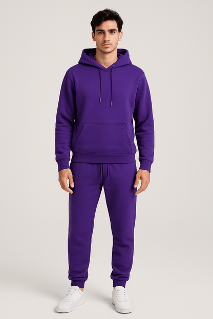 Men's Casual Home Suit Set – Hoodie & Jogging Pants for Sports and Relaxation
