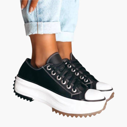 Damen Plateau Sneaker – Modische Freizeitschuhe mit orthopädischem Komfort für Alltag und Spaziergänge