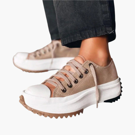 Damen Plateau Sneaker – Modische Freizeitschuhe mit orthopädischem Komfort für Alltag und Spaziergänge