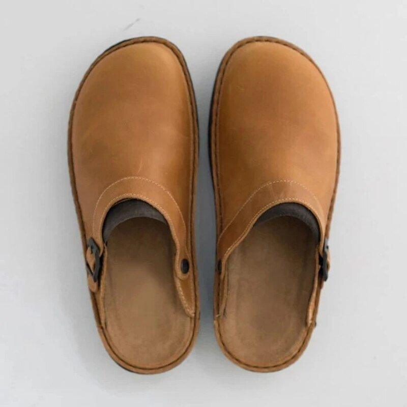 Men's Comfort Clogs with Buckle Strap – Everyday & Leisure Slip-Ons