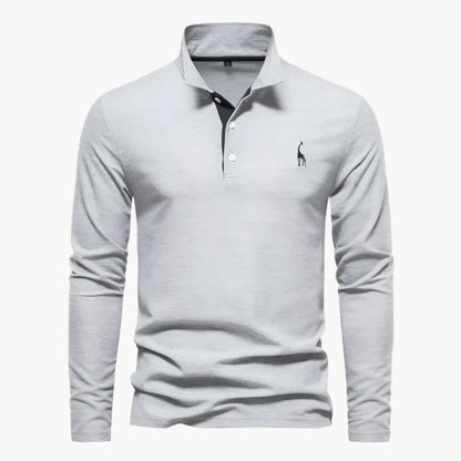 Men's Long Sleeve Polo – Classic Polo Shirt for Leisure & Business