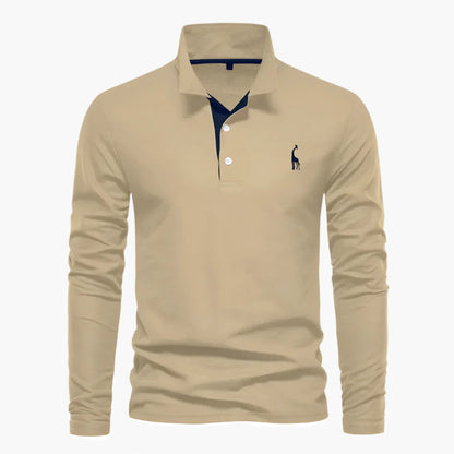 Men's Long Sleeve Polo – Classic Polo Shirt for Leisure & Business