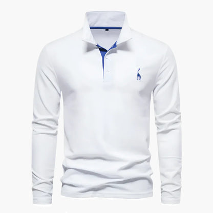 Men's Long Sleeve Polo – Classic Polo Shirt for Leisure & Business