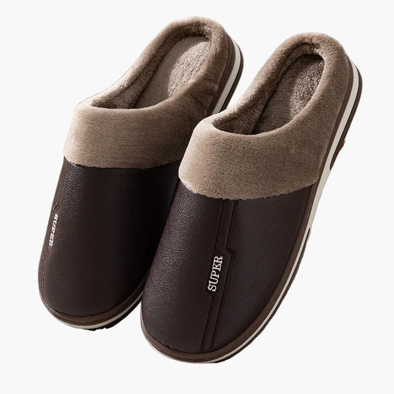 Men's Slippers Comfort Warm Padded – Non-slip Winter Slippers