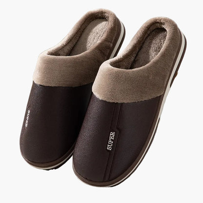 Men's Slippers Comfort Warm Padded – Non-slip Winter Slippers