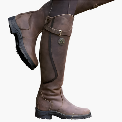 Damen Reitstiefel Wasserdicht Leicht Outdoor Reitmode – Stilvolle Allwetter-Stiefel für Freizeit und Abenteuer
