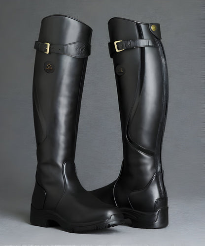 Damen Reitstiefel Wasserdicht Leicht Outdoor Reitmode – Stilvolle Allwetter-Stiefel für Freizeit und Abenteuer