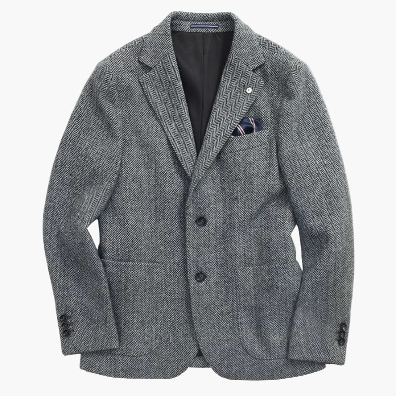 Men's blazer in modern houndstooth pattern – Elegant casual and business blazer