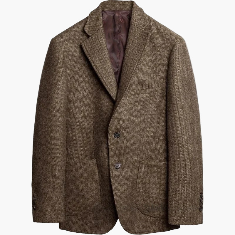 Men's blazer in modern houndstooth pattern – Elegant casual and business blazer